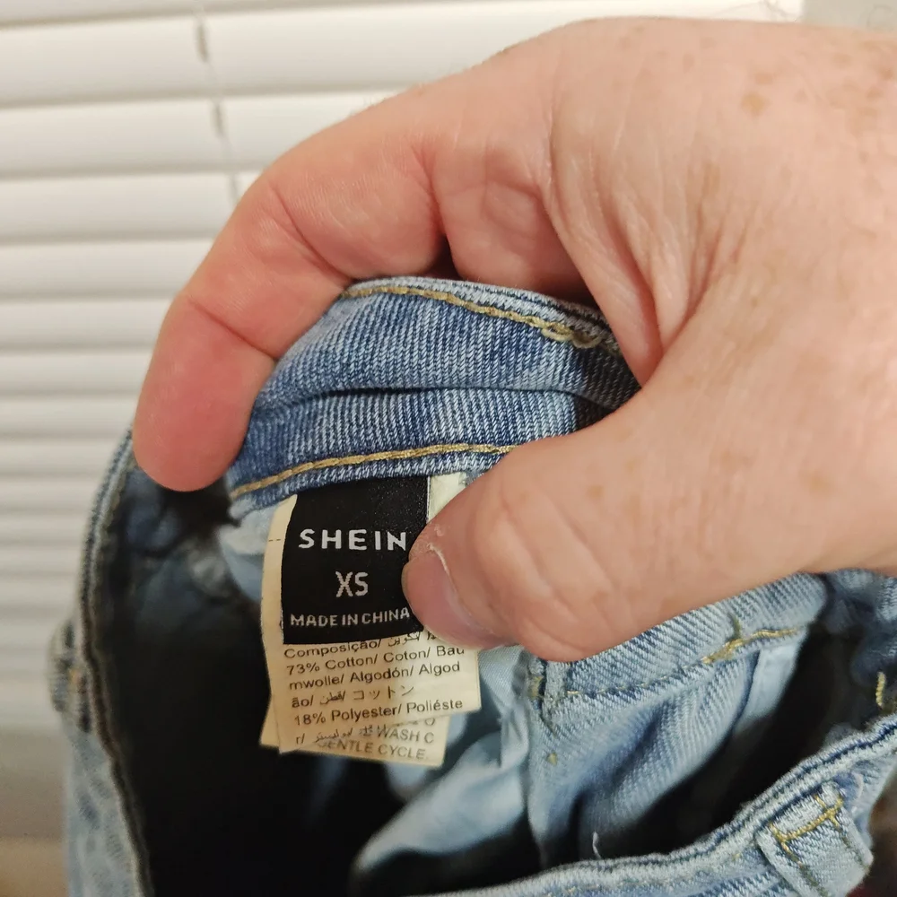 Shein Lightning Straight Leg Jeans